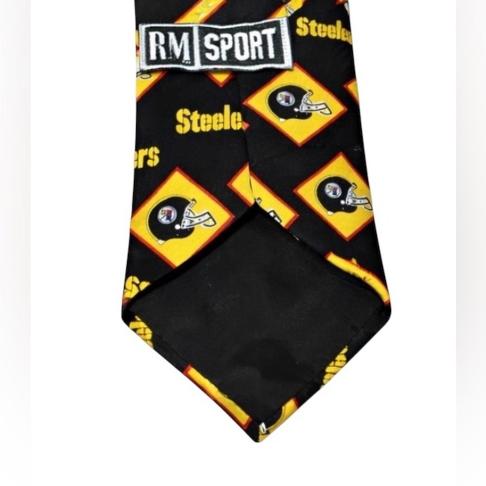 Pittsburgh Steelers Vintage 1995 Ralph Marlin Silk Tie | NFL RM Sports Men’s - Picture 5 of 5